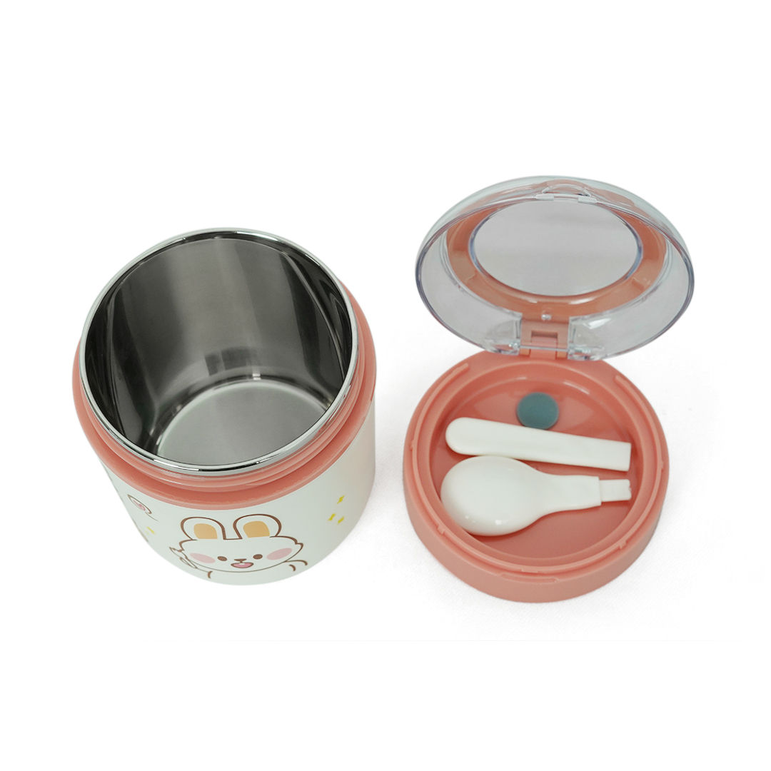 Tedemei Stainless Steel Insulated Soup Cup – Leakproof Cute Food Jar