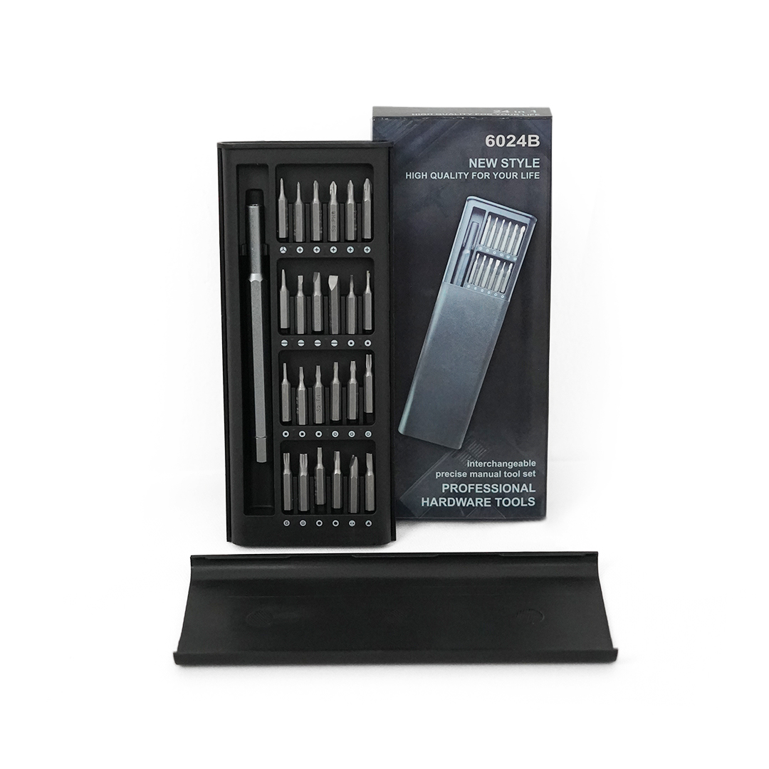 Professional 24-in-1 Precision Screwdriver Set (Model 6024B)