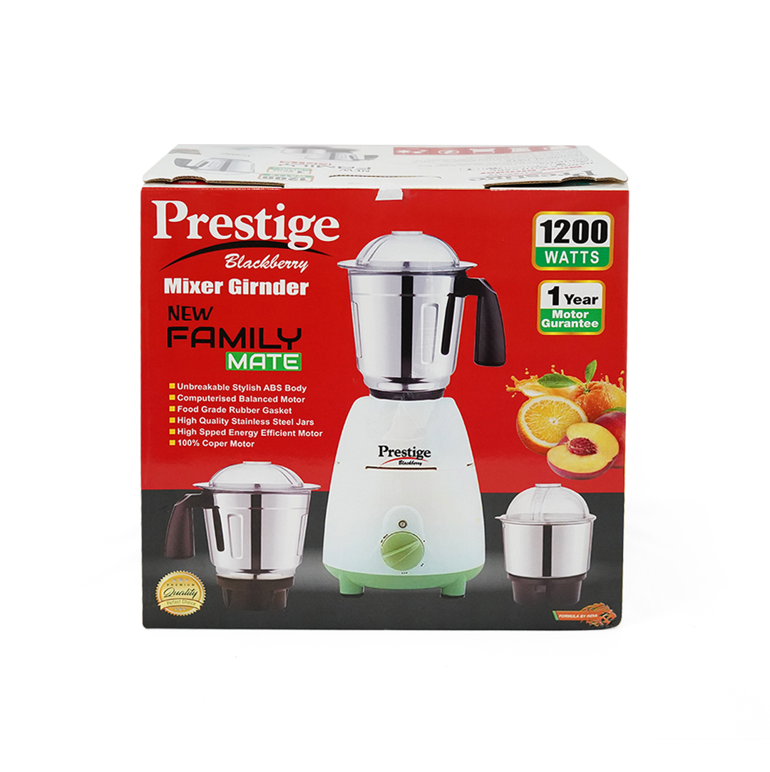 Prestige Blackberry New Family Mate Mixer Grinder – 1200W