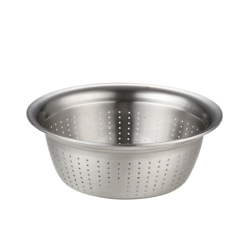 Stainless Steel Basin With Vegetable Cutter and Drain Basket