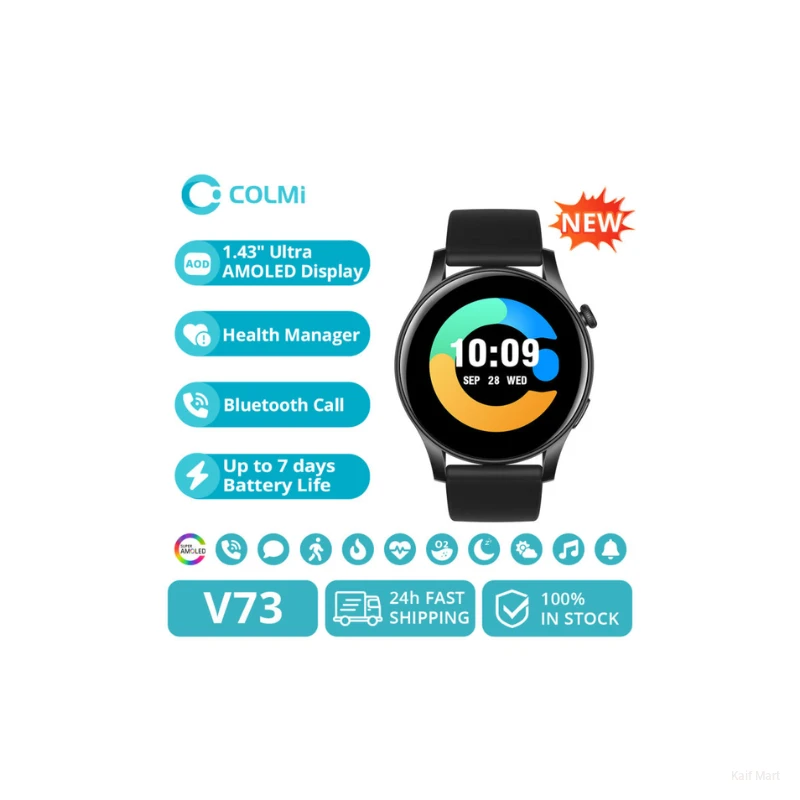 COLMI V73 AMOLED Display Smart Watch