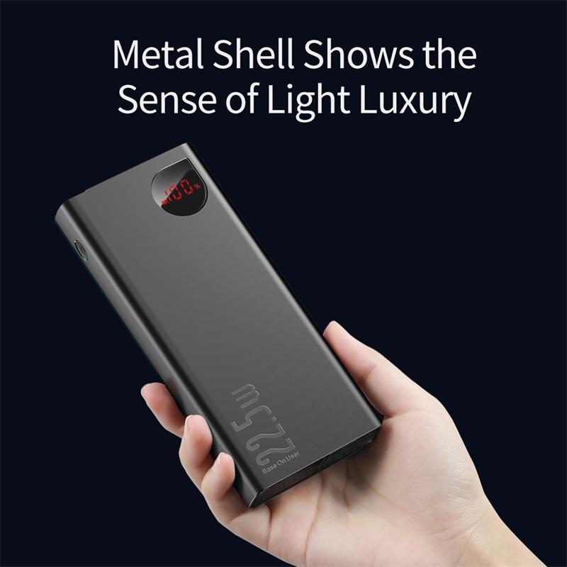 Baseus Adaman 20,000mAh Power Bank | 22.5W Metal Fast Charge