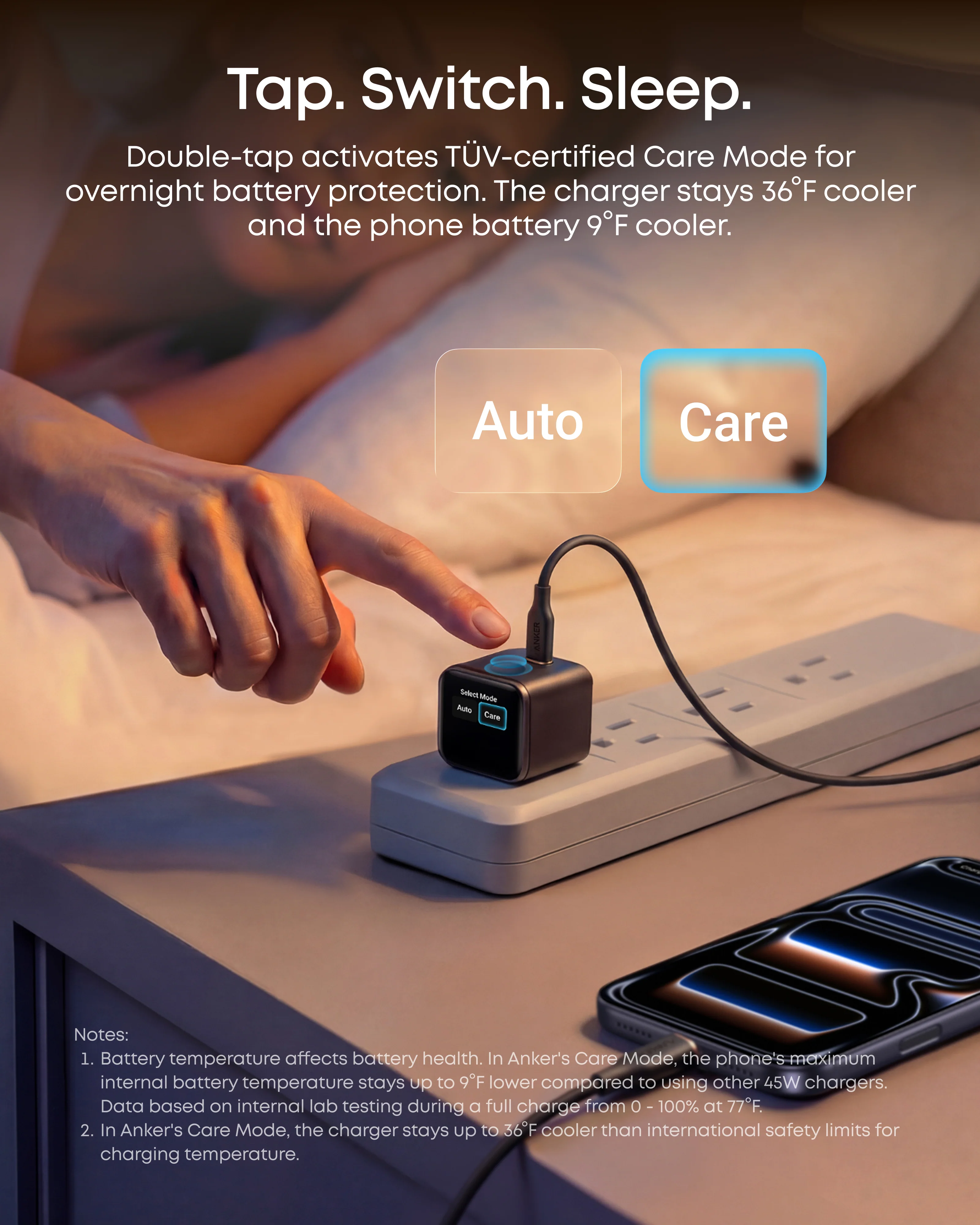 Anker Nano 45W GaN Charger (A121D) | Fast Charger with Smart Display