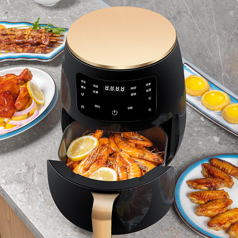 Silver Crest Air Fryer 6L Large Capacity LCD Touch Screen 2400W