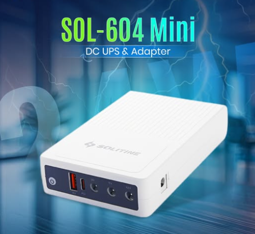 Solitine SOL-604 Premium 10000mAh Mini DC UPS