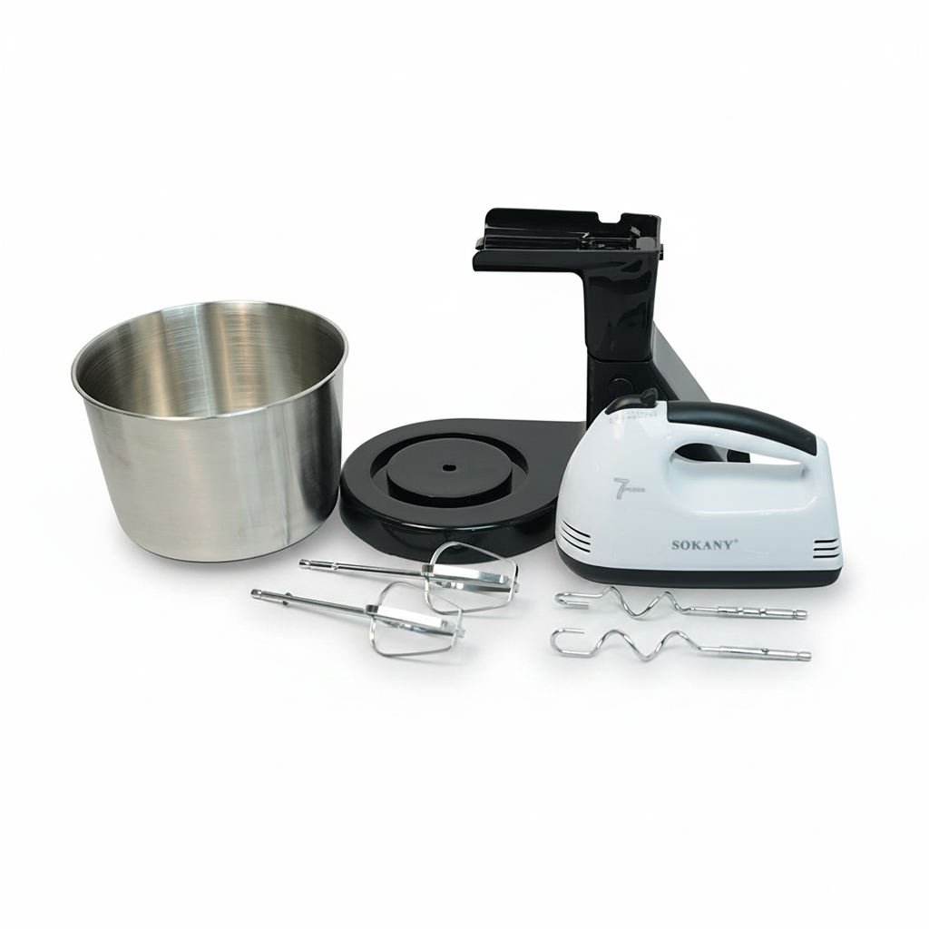 SOKANY Stand Mixer SK-6620 – 250W Electric Kitchen Mixer with 2.0L Bowl & Multiple Beaters