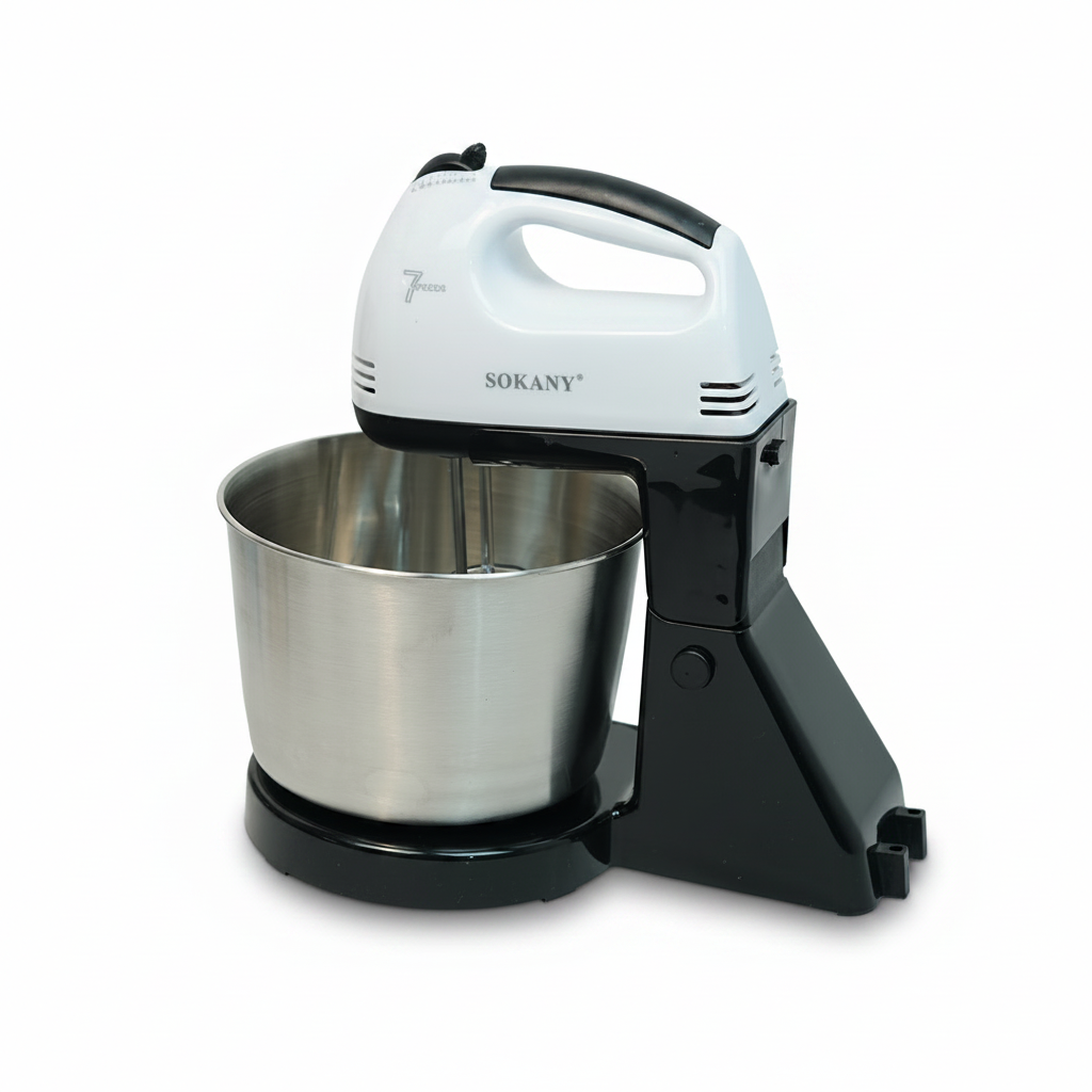 SOKANY Stand Mixer SK-6620 – 250W Electric Kitchen Mixer with 2.0L Bowl & Multiple Beaters