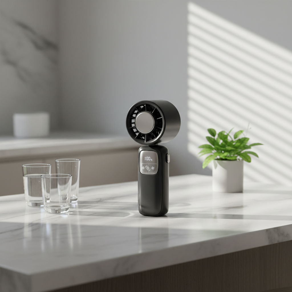 Turbo Fan N38 Cold Compress Handheld Fan | Premium Portable Cooling