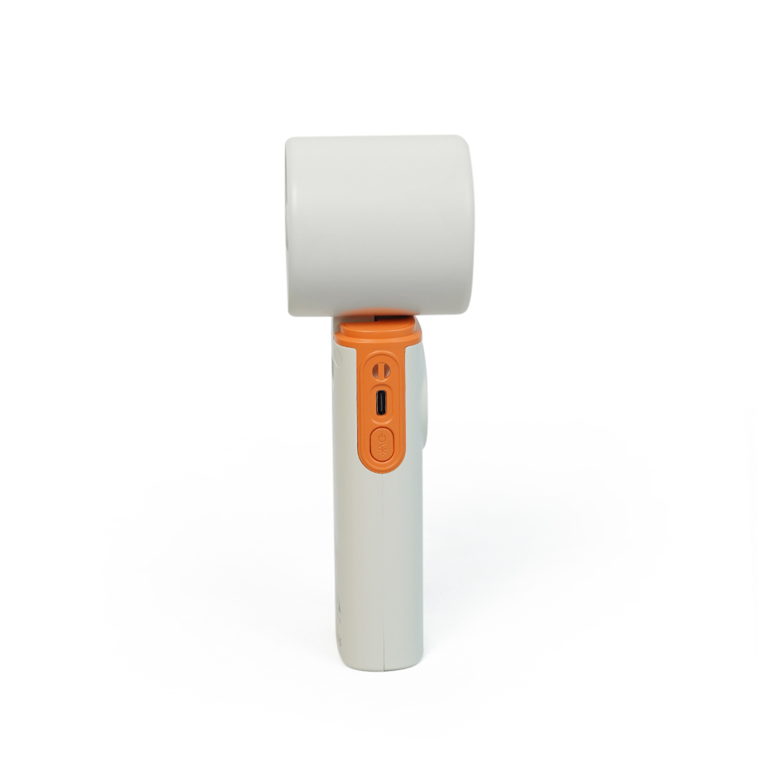 Portable Handheld Fan Ice Cooling 3600mAh Long Lasting Battery Turbo USB Plastic Foldable Mini Car