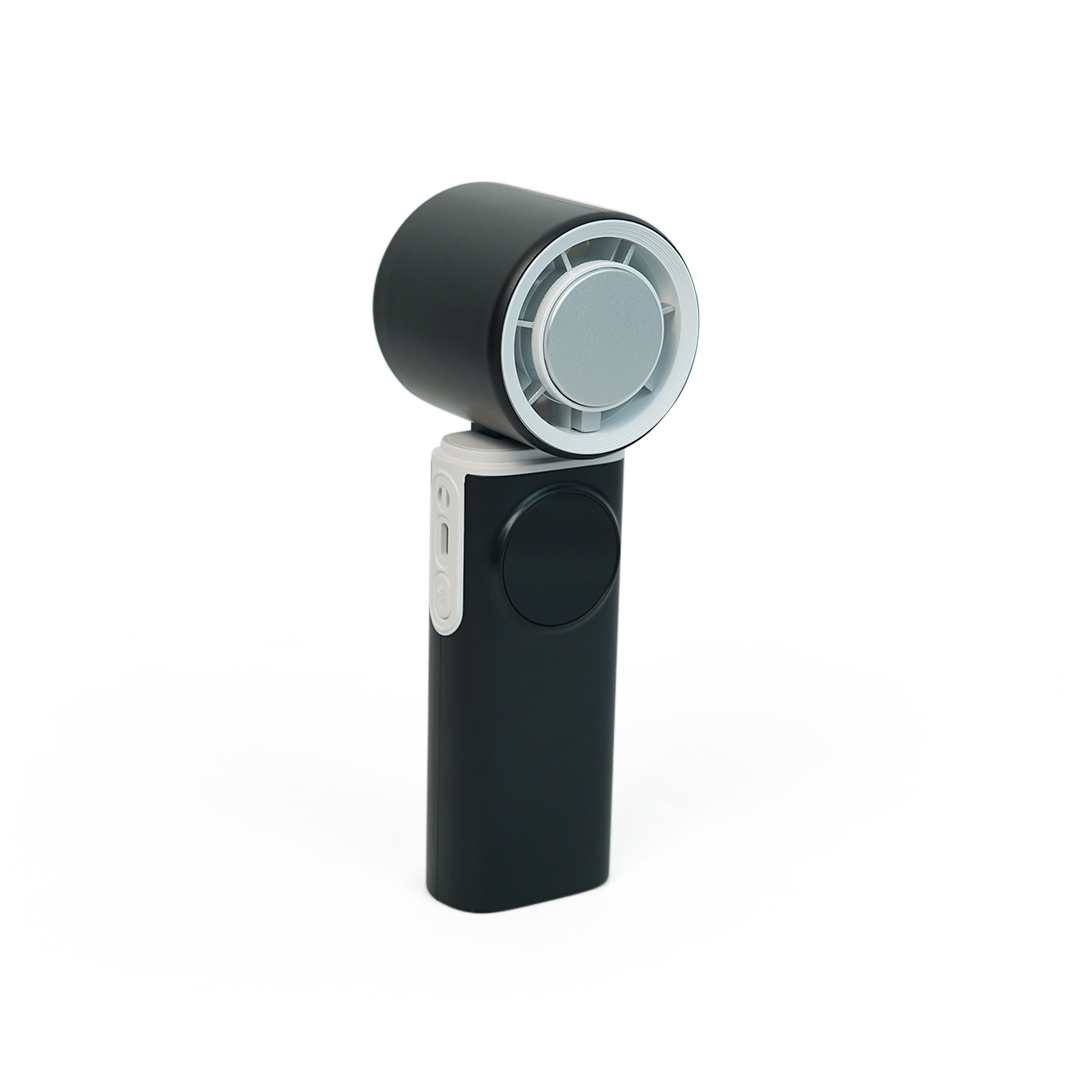 Portable Handheld Fan Ice Cooling 3600mAh Long Lasting Battery Turbo USB Plastic Foldable Mini Car