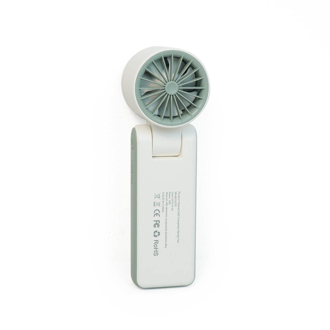 Mini Folding Portable Cooling 6000mAh Long-lasting Outdoor Handheld Fan for Home Office Desk Table Use