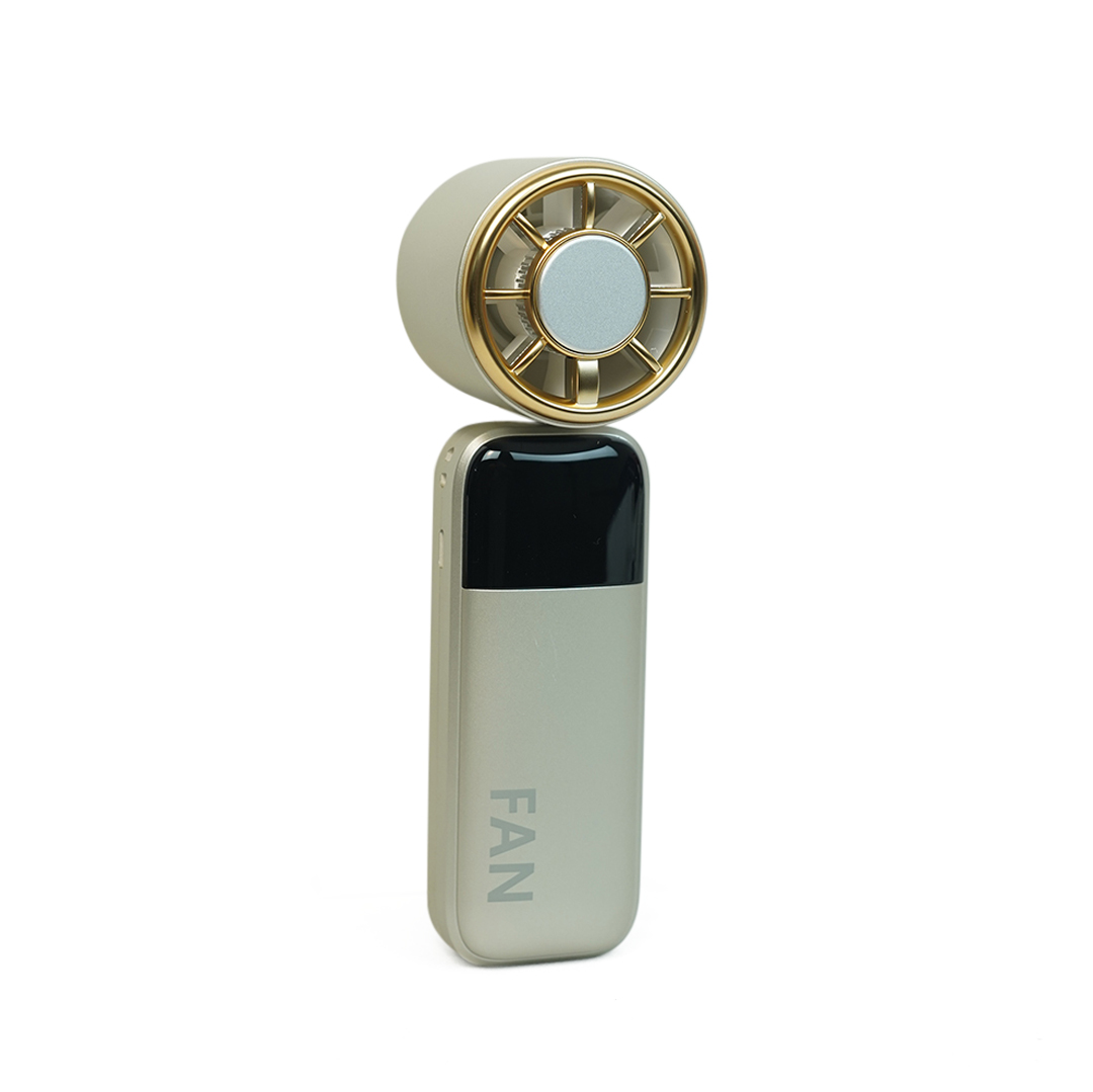 Handheld USB Ice Compress Cooling Fan Brushless Motor 3600mAh battery High-Speed Silent Operation Portable Outdoor Use Digital Display XR-020
