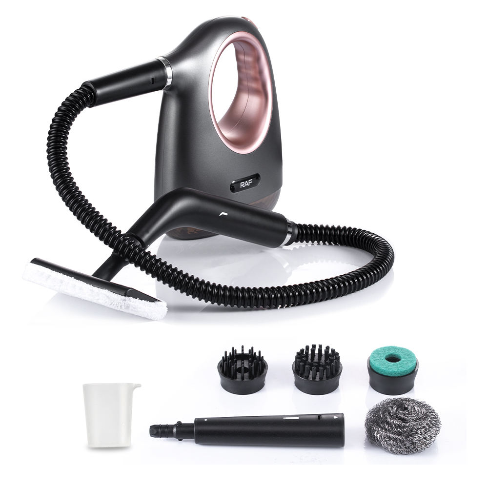 RAF 11 in 1 Steam Cleaner 1350W, 300ml Electric Multi-Surface Steamer –Che mical-Free Deep Cleaning for Home, Kitchen Grease, Bathroom, Carpet & Car Interior